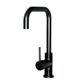 Meir Round Kitchen Mixer Tap Matte Black